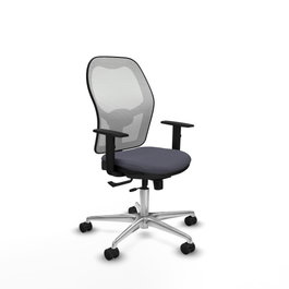 PIQUERAS Y CRESPO Silla de oficina Jorquera Gris y Blanca