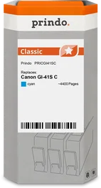Prindo Cartucho de tinta cian PRICGI41SC Classic, 40ml