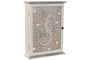 DKD Home Decor Guardallaves Boho Natural Blanco 6.5 x 26 x 20 cm (4 Unidades)