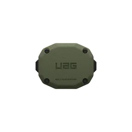 Urban Armor Gear Essential Armor Estuche para AirTag, Policarbonato, Oliva Apagado para Apple AirTag