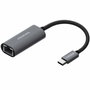 Aisens Conversor USB-C a Ethernet Gigabit 10/100/1000 Mbps Gris 15cm