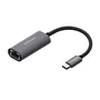 Aisens Conversor USB-C a Ethernet Gigabit 10/100/1000 Mbps Gris 15cm