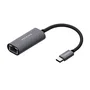 Aisens Conversor USB-C a Ethernet Gigabit 10/100/1000 Mbps Gris