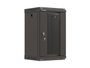 Lanberg Armario Rack de Pared 10 9U 300x300 Negro con Puerta de Cristal