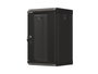 Lanberg Armario Rack de Pared 10 9U 300x300 Negro con Puerta de Cristal