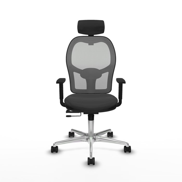 PIQUERAS Y CRESPO Silla de oficina Jorquera Gris con mecanismo Sincro/Traslack PIQUERAS Y CRESPO Silla de oficina Jorquera Gris con mecanismo Sincro/Traslack