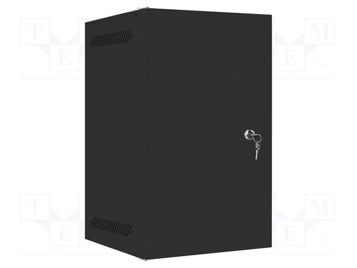 Lanberg Armario Rack de Pared 10 de 9U Negro