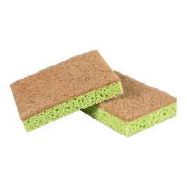 MEMO Estropajo Suave Sisal/Pet Y Esponja De Celulosa x2 Unidades