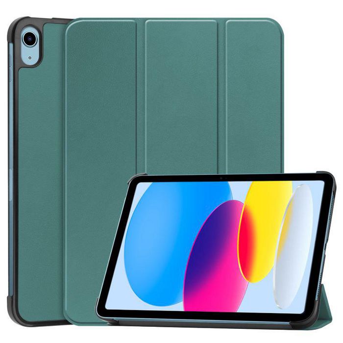 CoreParts Funda Rígida para Apple iPad 10ª Gen 10.9-pulgadas (2022) Tri-fold Verde Oscuro CoreParts Funda Rígida para Apple iPad 10ª Gen 10.9-pulgadas (2022) Tri-fold Verde Oscuro