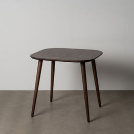 Mesa Marrón Oscuro Madera de Mango 80 X 80 X 75 cm