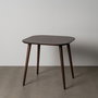 Mesa Marrón Oscuro Madera de Mango 80 X 80 X 75 cm