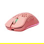 Deltaco Gaming GAM-120-P Ratón Gaming Inalámbrico RF/USB-C, 4800 DPI, 7 Botones, Retroiluminación RGB, Recargable, Rosa
