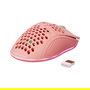 Deltaco Gaming GAM-120-P Ratón Gaming Inalámbrico RF/USB-C, 4800 DPI, 7 Botones, Retroiluminación RGB, Recargable, Rosa