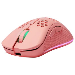 Deltaco Gaming GAM-120-P Ratón Inalámbrico RGB Rosa