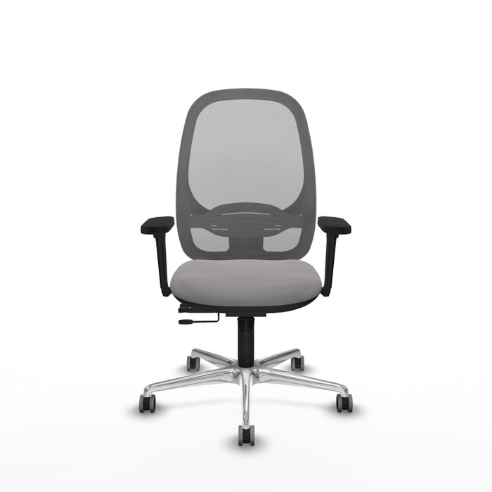 PIQUERAS Y CRESPO Silla de oficina Cilanco Gris con mecanismo Sincro/Traslack
