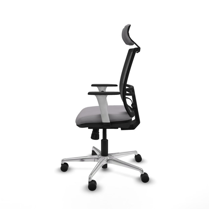 PIQUERAS Y CRESPO Silla de oficina Yunquera con mecanismo Sincro, Gris y Negro PIQUERAS Y CRESPO Silla de oficina Yunquera con mecanismo Sincro, Gris y Negro