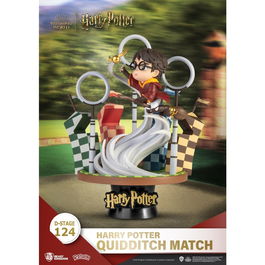 Beast Kingdom D-Stage Figura de Harry Potter en Partido de Quidditch - Harry Potter y la Cámara Secreta