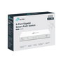 TP-Link Switch Gestionado 8 Puertos Gigabit PoE+ FS308GP, 4 Puertos PoE a 30W, Montaje Rack, 16 Gbit/s, Blanco