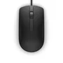 Dell MS116 Ratón Óptico USB Ambidextro para Oficina, 1000 DPI, Cable 1.8m, Negro