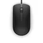 Dell MS116 Ratón Óptico USB Ambidextro para Oficina, 1000 DPI, Cable 1.8m, Negro