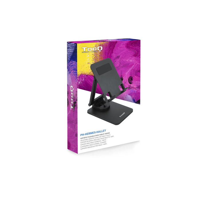 Tooq Soporte de Sobremesa Ajustable para Tablet hasta 12.9 Pulgadas Negro