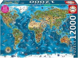 EDUCA BORRAS Puzzle Maravillas del Mundo 12000 piezas