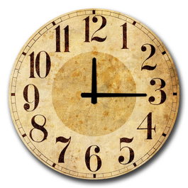 Wallity Reloj Decorativo MDF 5050MS-045 de 50 cm para Salón o Dormitorio
