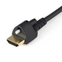StarTech.com Cable HDMI HDMM2MLS 2m con Tornillos de Fijación, HDR, 4K 60Hz, Alta Velocidad, Ethernet, HDMI 2.0, Compatible con HDR, 18Gbps, Negro