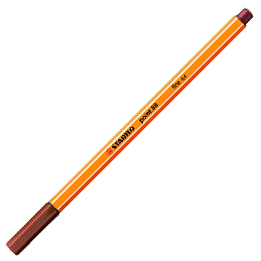 Stabilo Point 88 Rotulador Punta Fina 0,4 mm Sanguina (10 Unidades)