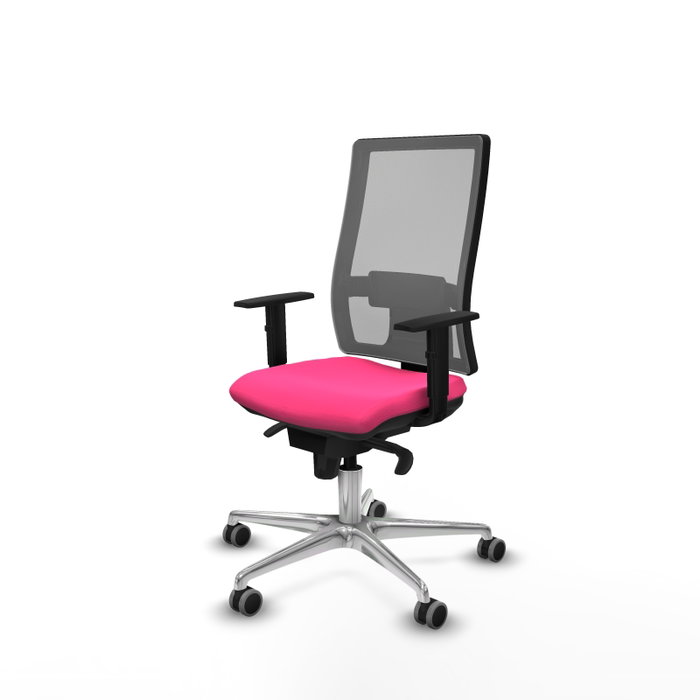 PIQUERAS Y CRESPO Silla de oficina Horna Rosa y Gris PIQUERAS Y CRESPO Silla de oficina Horna Rosa y Gris