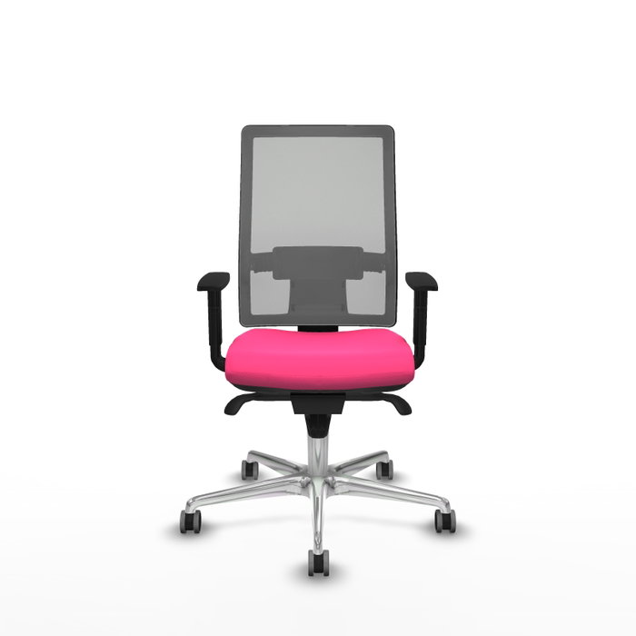 PIQUERAS Y CRESPO Silla de oficina Horna Rosa y Gris PIQUERAS Y CRESPO Silla de oficina Horna Rosa y Gris