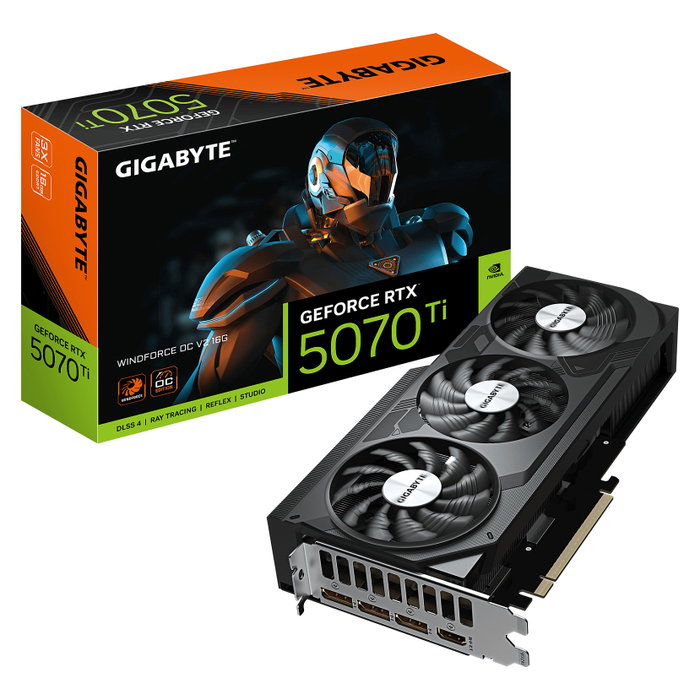 Gigabyte GeForce RTX 5070 Ti WINDFORCE OC V2 16GB GDDR7 Gigabyte GeForce RTX 5070 Ti WINDFORCE OC V2 16GB GDDR7