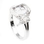 Diamonfire Anillo de Plata con Circonitas Gris Talla 16,5