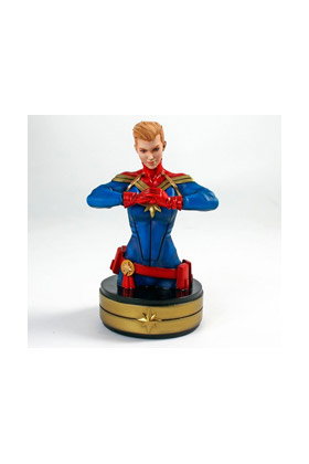 Semic Busto de Captain Marvel con 2 cabezas intercambiables