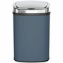 Kitchen Move Cubo de Basura Automático para Cocina 58 L Acero Inoxidable Gris Mate con Reborde