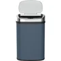 Kitchen Move Cubo de Basura Automático para Cocina 58 L Acero Inoxidable Gris Mate con Reborde