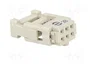 HARTING Conector IDC Hembra de 6 Pines Angular THT