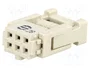 HARTING Conector IDC Hembra de 6 Pines Angular THT