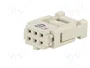 HARTING Conector IDC Hembra de 6 Pines Angular THT