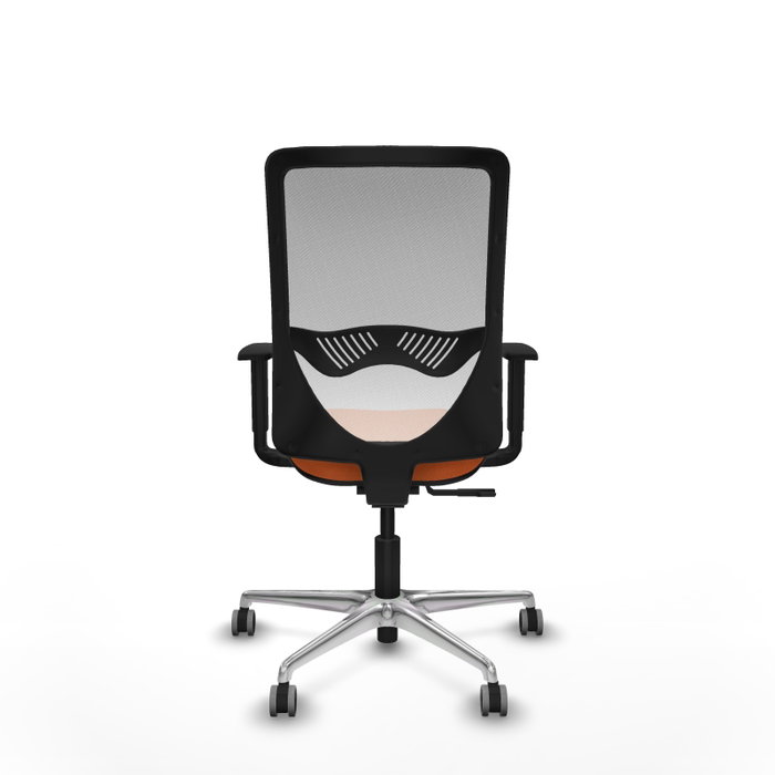 PIQUERAS Y CRESPO Silla de oficina Zulema con mecanismo Sincro, Naranja y Blanco PIQUERAS Y CRESPO Silla de oficina Zulema con mecanismo Sincro, Naranja y Blanco