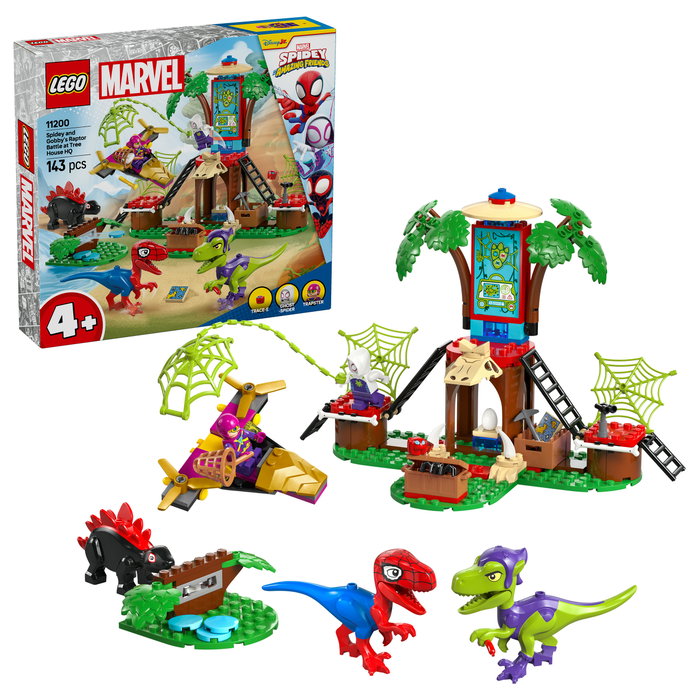 LEGO Marvel Spidey y Gobby: Batalla de Raptores en la Casa del Árbol LEGO Marvel Spidey y Gobby: Batalla de Raptores en la Casa del Árbol