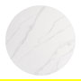 Mesa Redonda Blanco Piedra Sinterizada 80 X 80 X 75 cm (Set de 2)