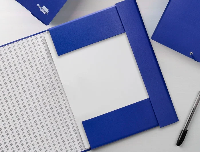 Liderpapel Carpeta para proyectos lomo 90mm azul Liderpapel Carpeta para proyectos lomo 90mm azul