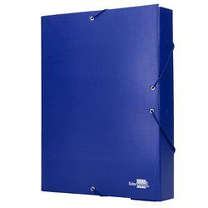 Liderpapel Carpeta para proyectos lomo 90mm azul