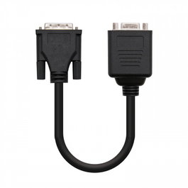 Nanocable Cable Adaptador Bifurcador DVI-I Macho a 2x VGA Hembra (HD15) para 2 Monitores, 20 cm