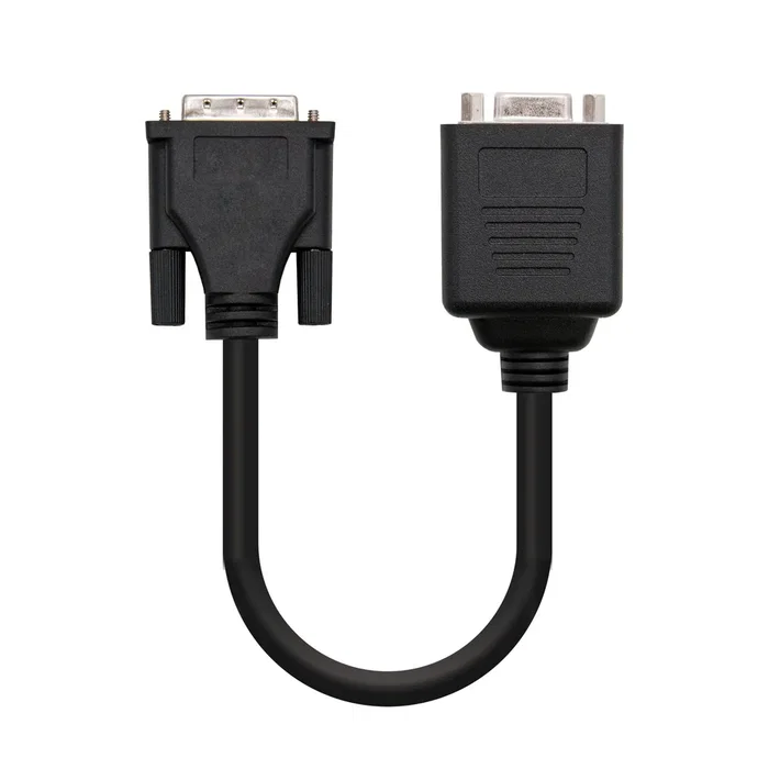 Nanocable Cable Adaptador DVI Macho a 2 x VGA (D-Sub) Hembra Bifurcador para 2 Monitores 0.2 m Negro 10.15.1950