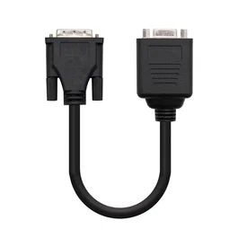 Nanocable Cable Adaptador DVI Macho a 2 x VGA (D-Sub) Hembra Bifurcador para 2 Monitores 0.2 m Negro 10.15.1950