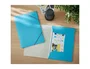 Leitz Carpeta Cosy con 3 Gomas y Solapas, DIN A4 (210x297 mm), Cartón, Color Azul