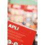 Apli Colgadores Autoadhesivos 34x48mm Transparentes Pack de 100