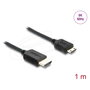 DeLOCK Cable HDMI High Speed de HDMI Estándar a Mini HDMI 8K, 1 m